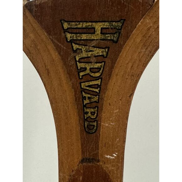 Antique 1900's Kent Pawtucket RI Harvard Cambridge Wood Tennis Racket Racquet - Picture 6 of 10